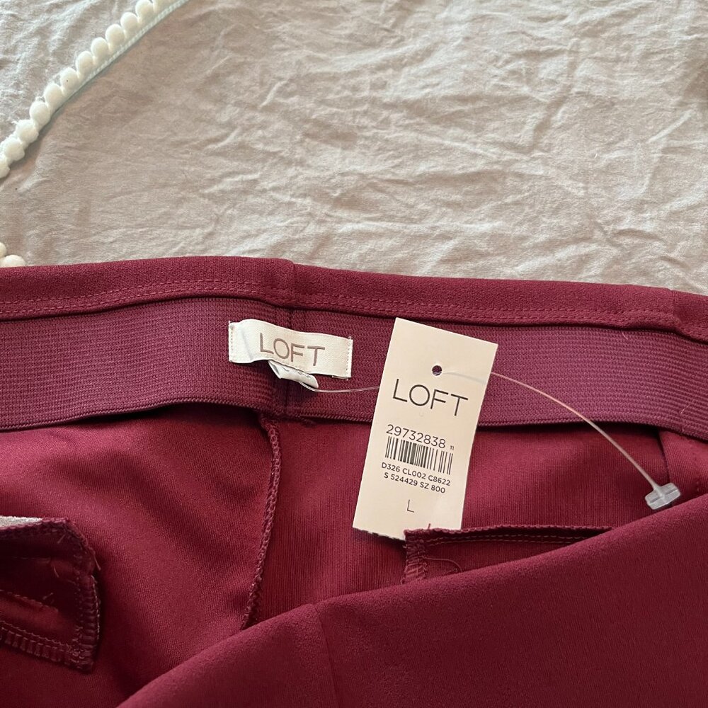 Loft Pull On Pants, Size L - Picture 2 of 2
